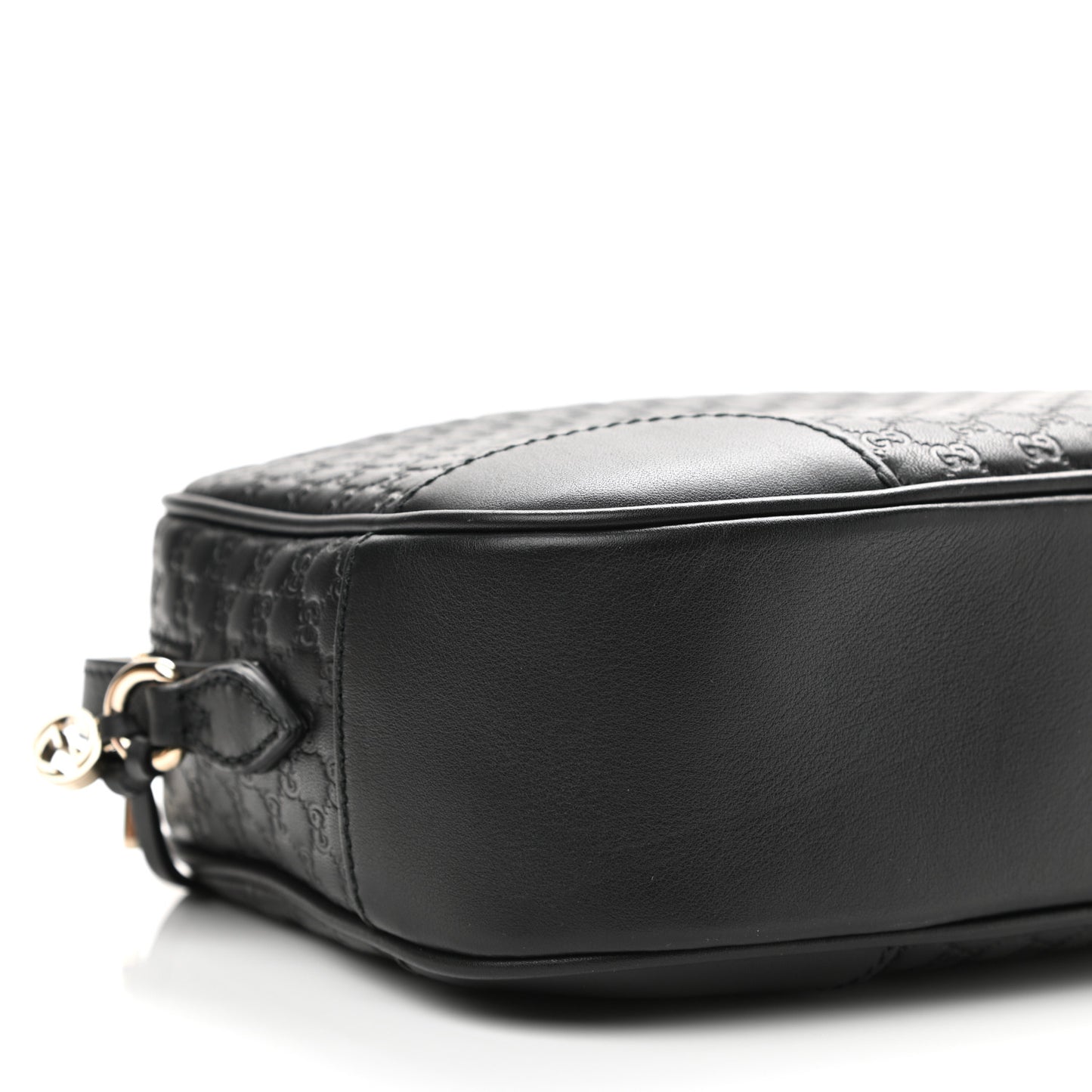 Microguccissima Mini Bree Messenger Bag Black