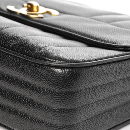 Chanel Caviar Vertical Quilt Camera Bag Black 11 of 11