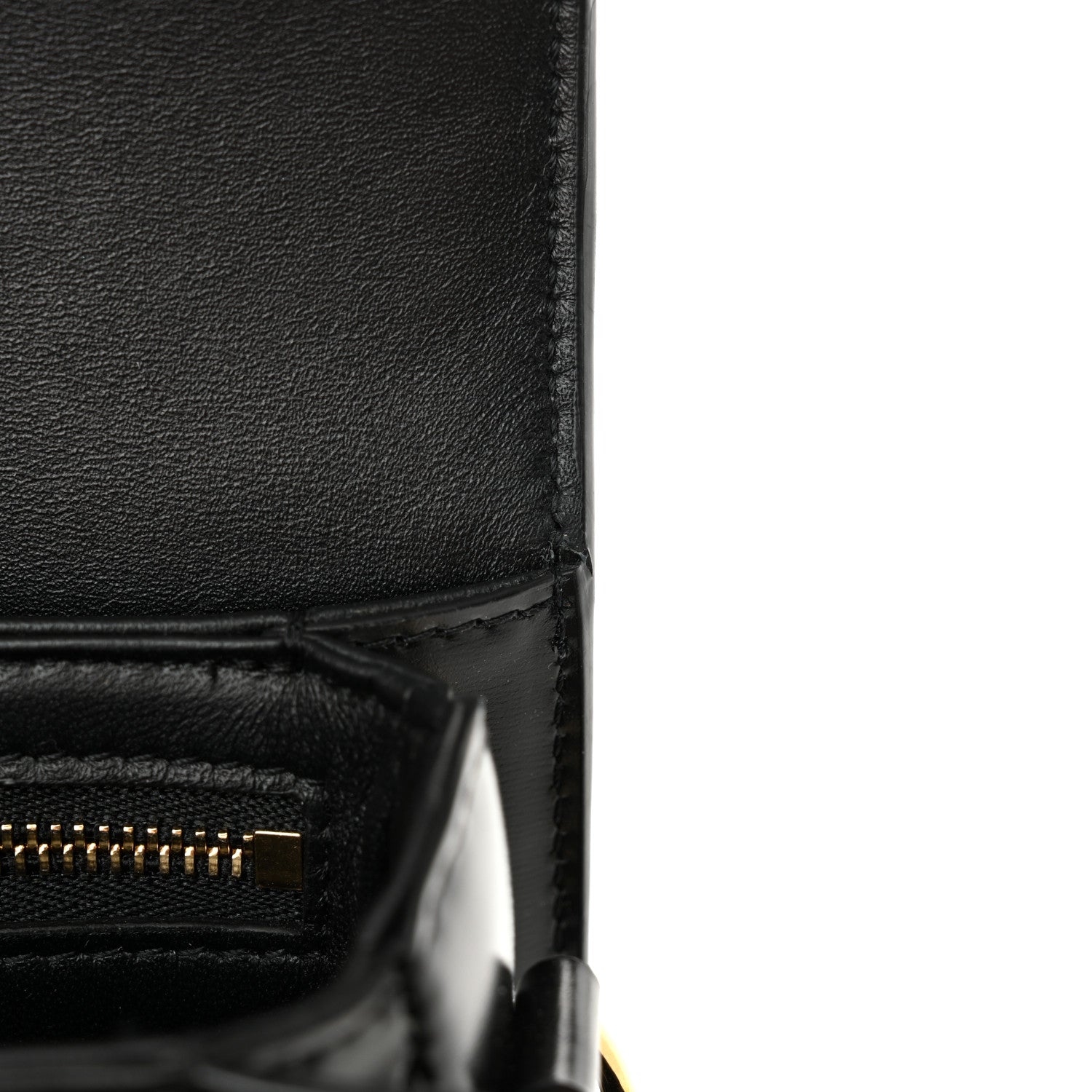 Celine Shiny Calfskin Besace Clea Triomphe Black 11 of 12