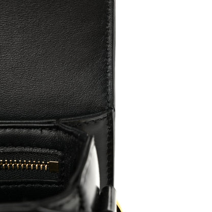 Celine Shiny Calfskin Besace Clea Triomphe Black 11 of 12