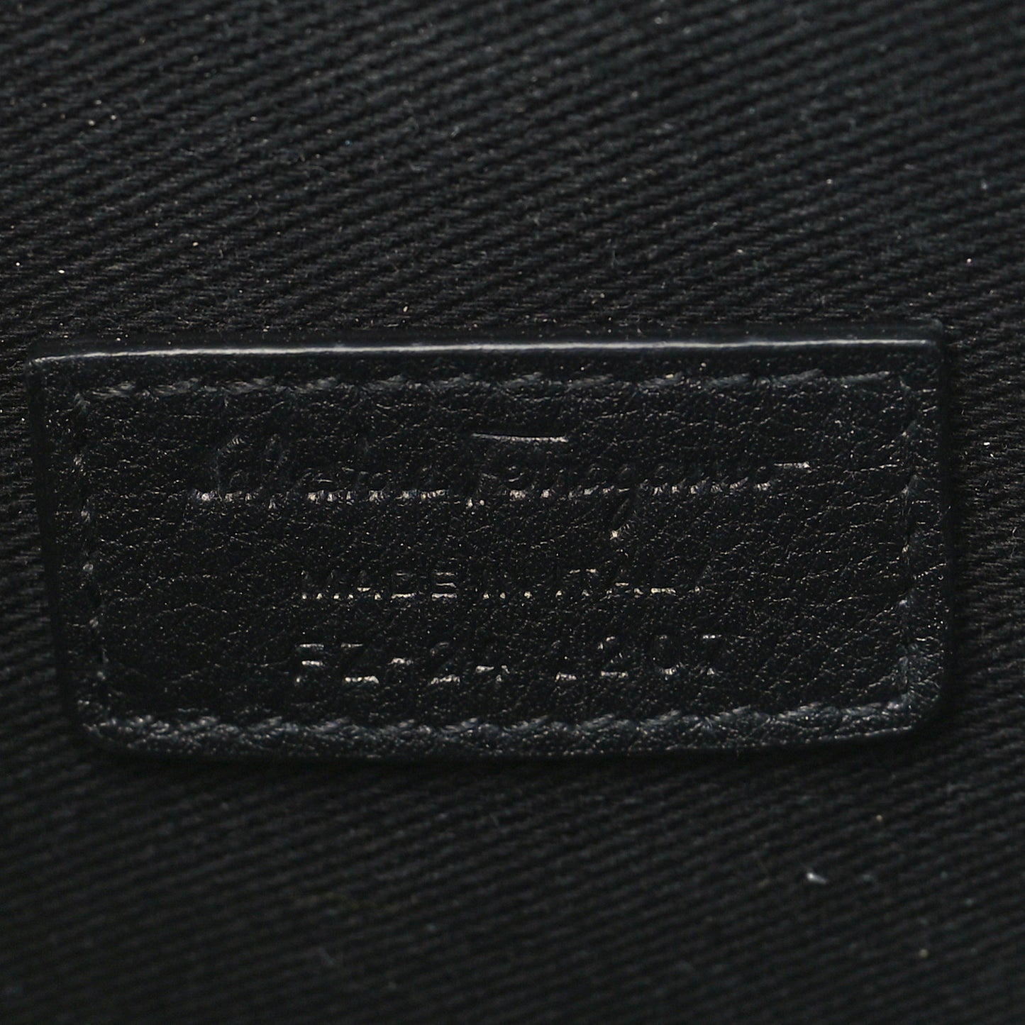 Calfskin Double Gancio Crossbody Bag Black
