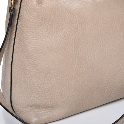 Gucci Pebbled Calfskin Small Miss GG Hobo Beige 9 of 12