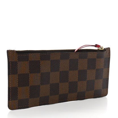 Louis Vuitton Damier Ebene Josephine Wallet Zippered Insert Red 3 of 6