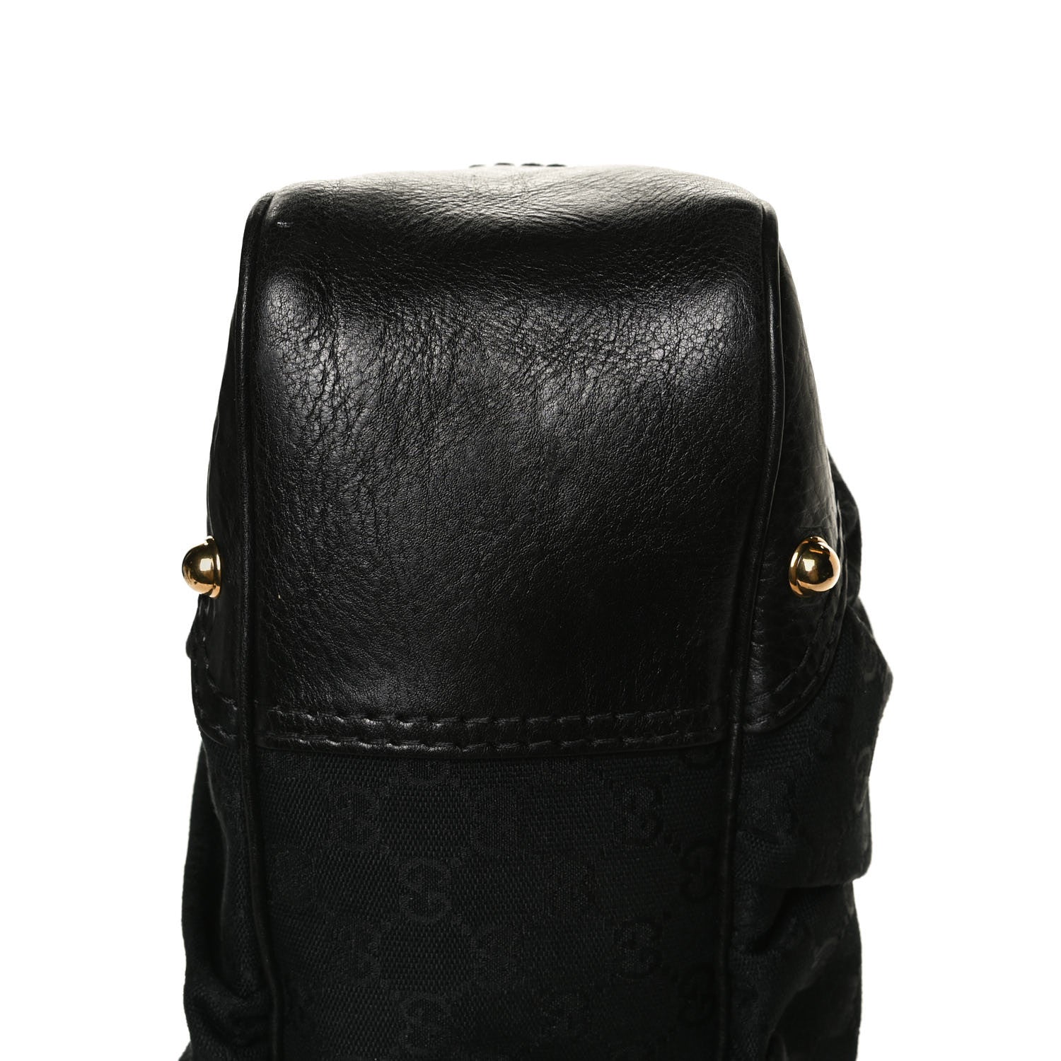 Gucci Monogram Medium Jockey Hobo Black 13 of 14