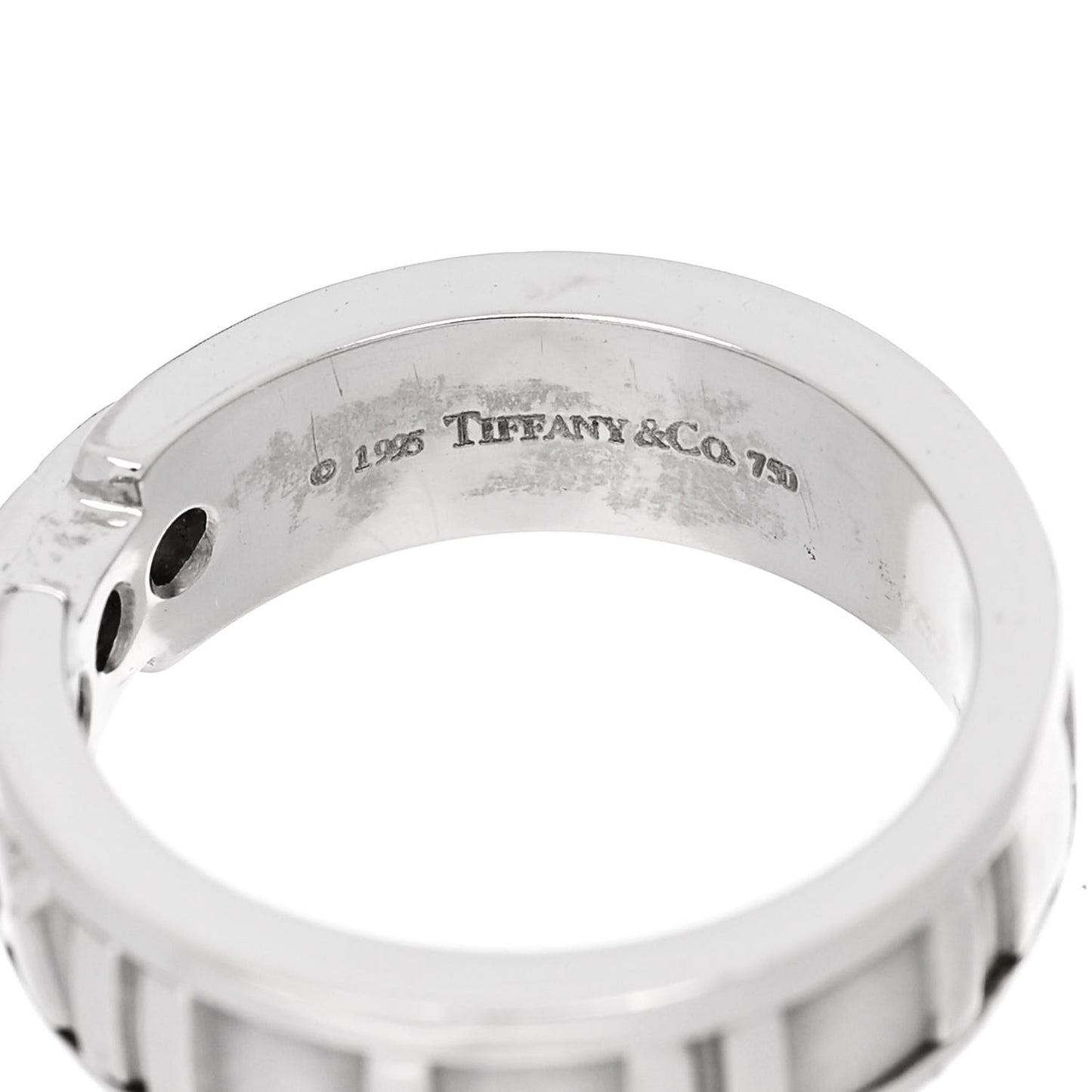 18k White Gold Diamond Atlas Ring 46 3.75