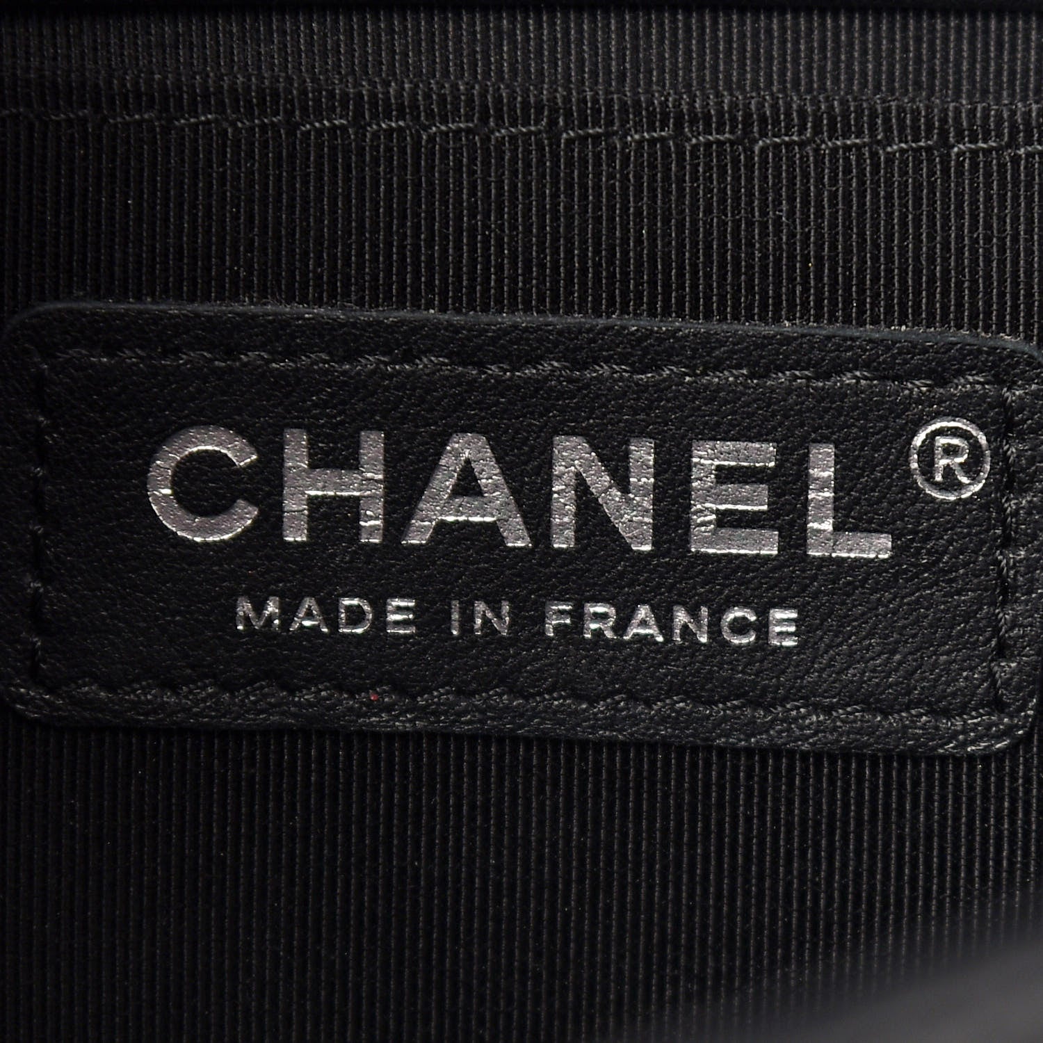 Chanel Calfskin Chevron Quilted Medium Boy Flap Black 6 of 10