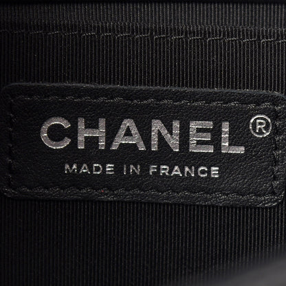 Chanel Calfskin Chevron Quilted Medium Boy Flap Black 6 of 10