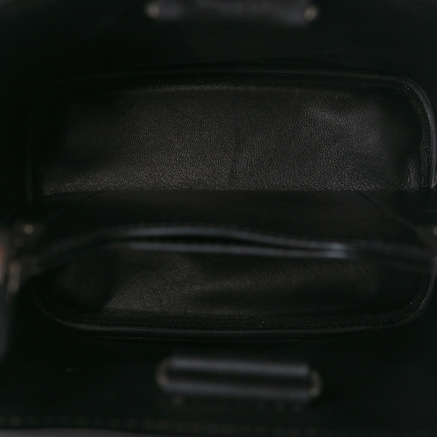 Saffiano Smalto Small Panier Bucket Bag Black