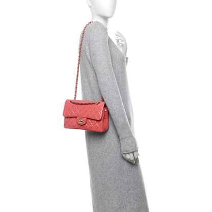 Chanel Patent Small Double Flap Pink 2 of 13