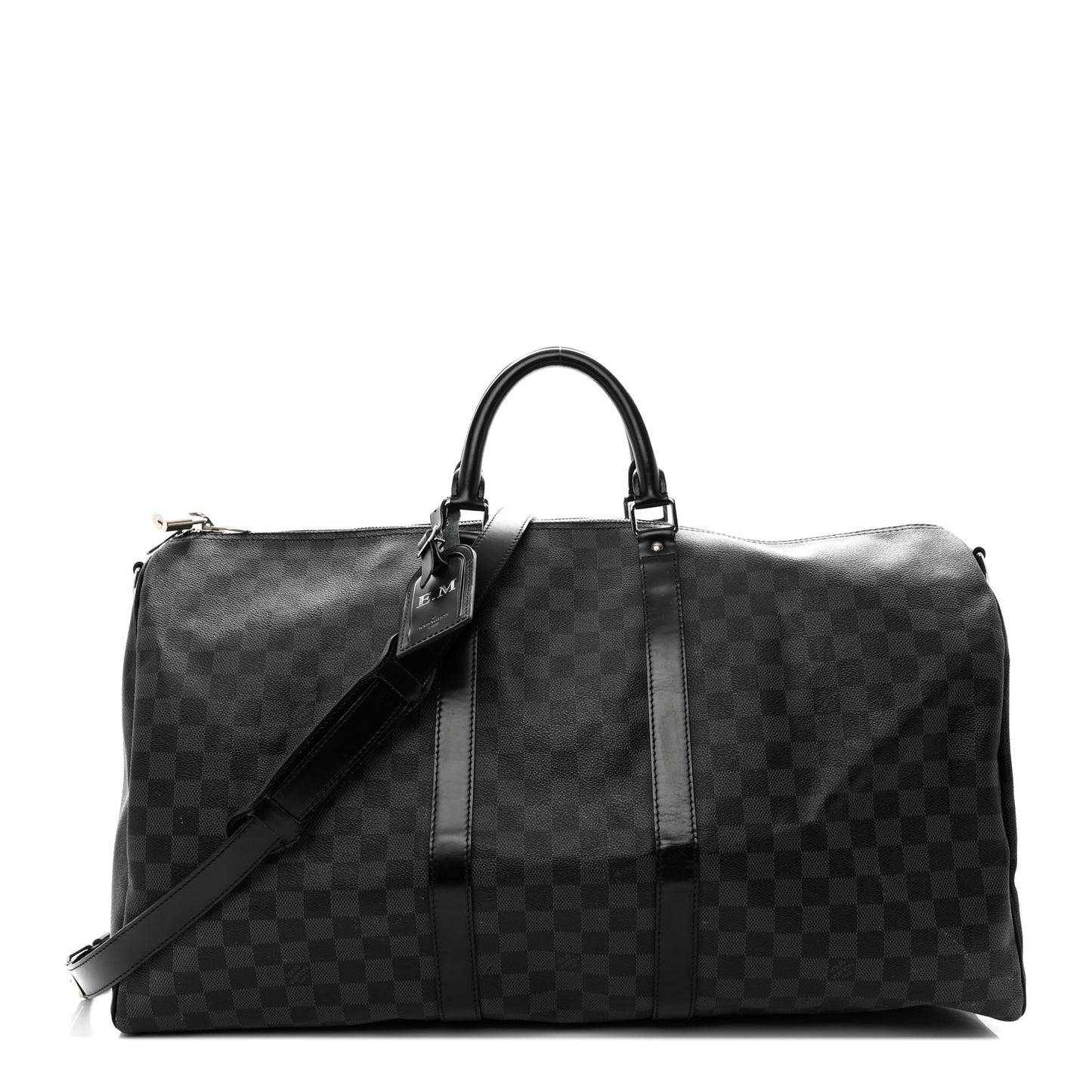 Damier Graphite Keepall Bandouliere 55
