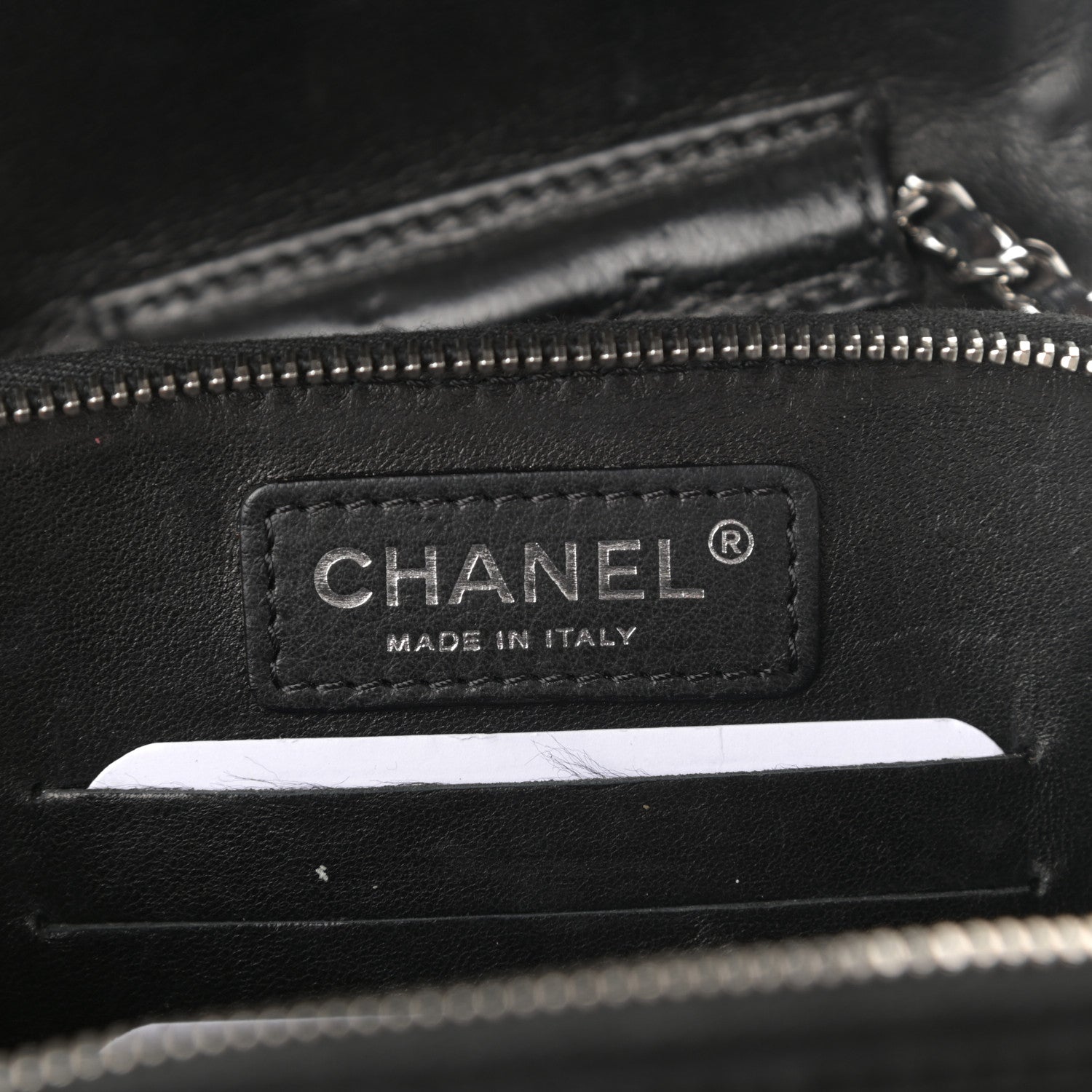 Chanel Lambskin Quilted Mini Crossbody Flap Black 6 of 9
