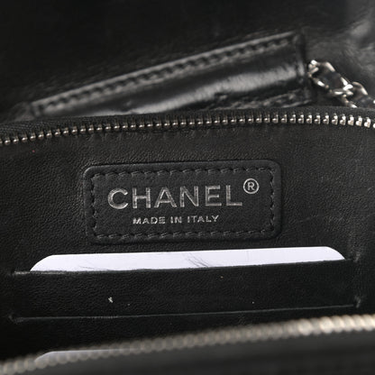 Chanel Lambskin Quilted Mini Crossbody Flap Black 6 of 9
