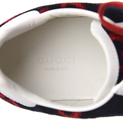 Gucci Terry Cloth GG Monogram Web Womens Ace Sneakers 35.5 Blue Red 8 of 10