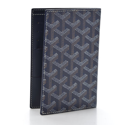 Goyard Goyardine Passport Wallet Navy 2 of 8
