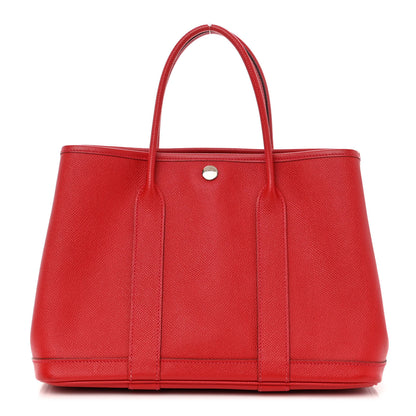 Hermes Epsom Garden Party 30 TPM Rouge Casaque 1 of 10