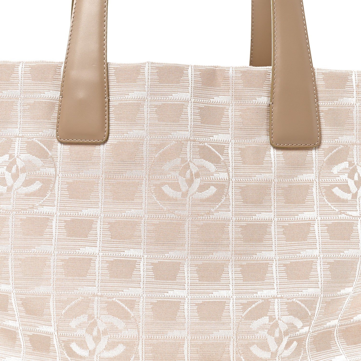 Chanel Nylon Medium Travel Tote Beige 7 of 9