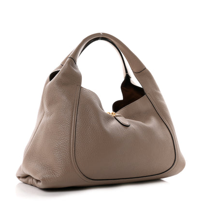 Gucci Grained Calfskin Softbit Maxi Shoulder Bag Taupe 4 of 11