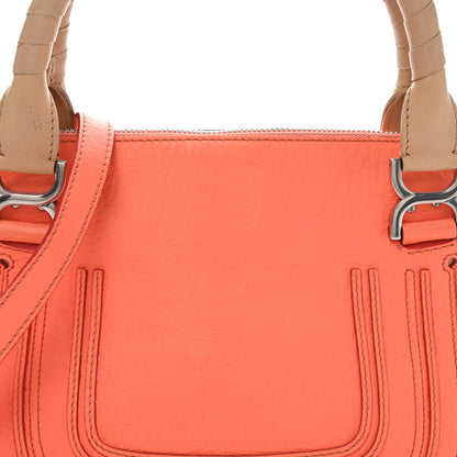 Chloe Calfskin Medium Marcie Satchel Orange Fizz 7 of 9
