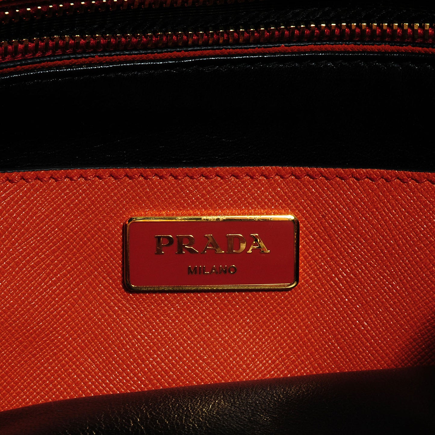 Saffiano Small Soft Tote Papaya
