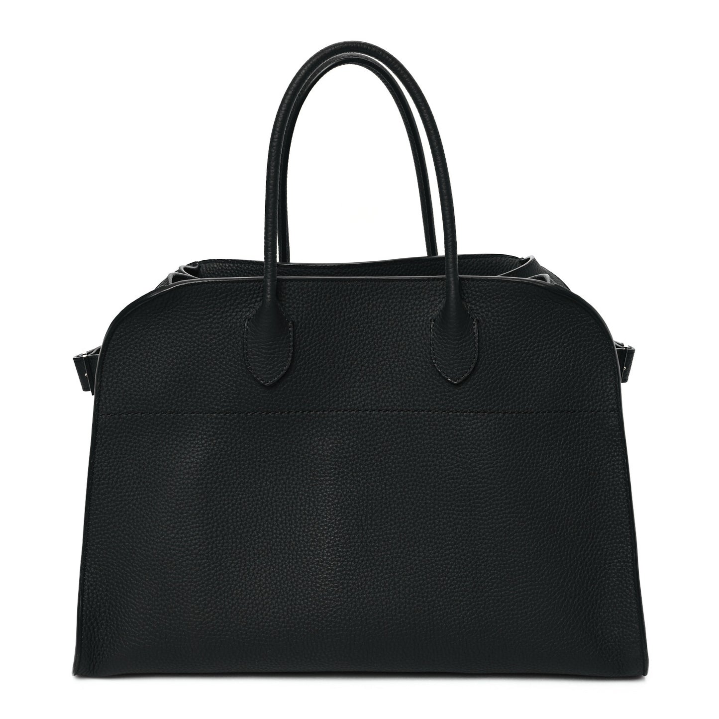 Matte Grained Calfskin Soft Margaux 15 Black