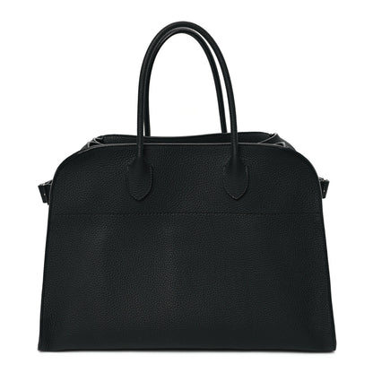 The Row Matte Grained Calfskin Soft Margaux 15 Black 1 of 10