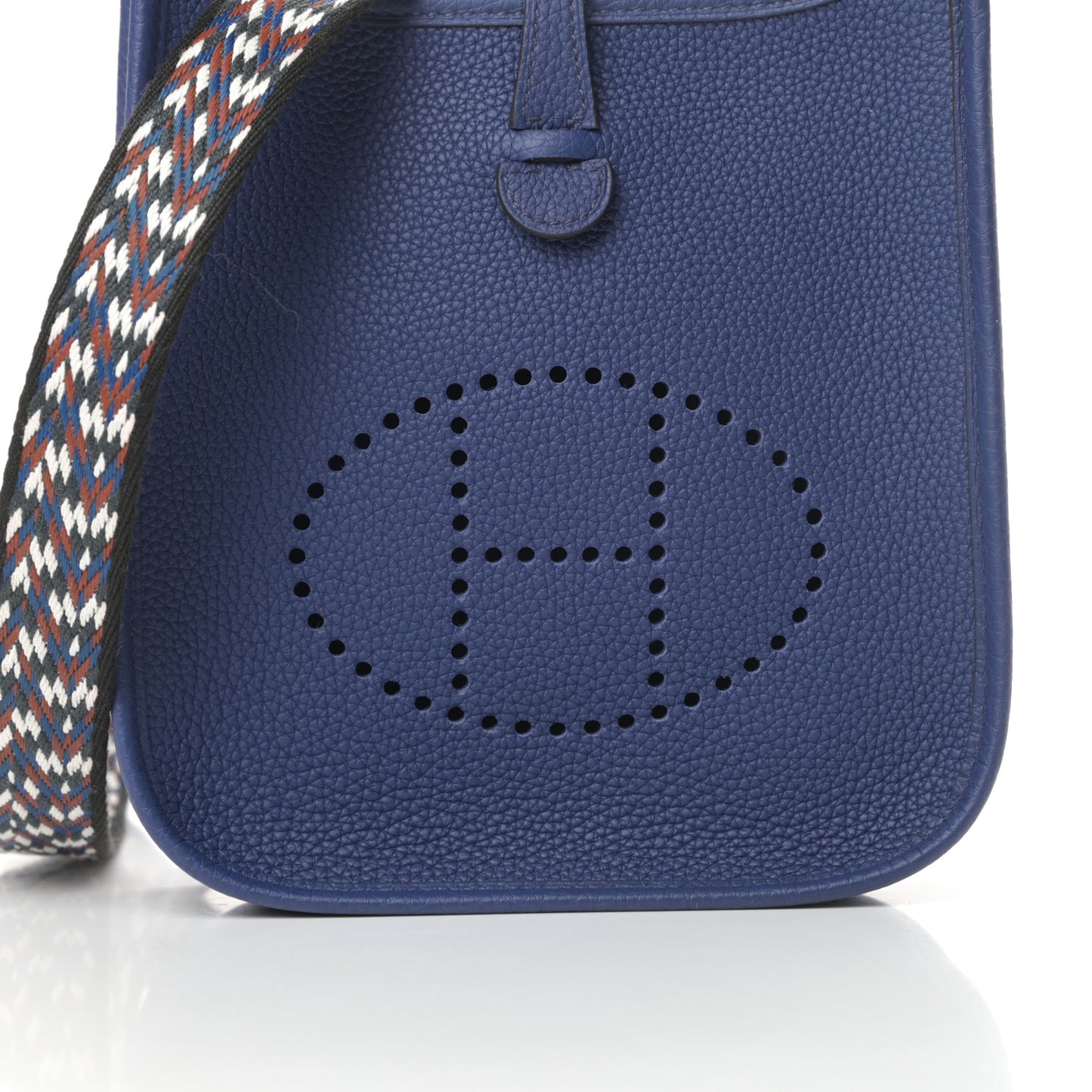 Taurillon Maurice Zigzag Evelyne TPM Bleu Saphir Bleu Zellige Indigo Black