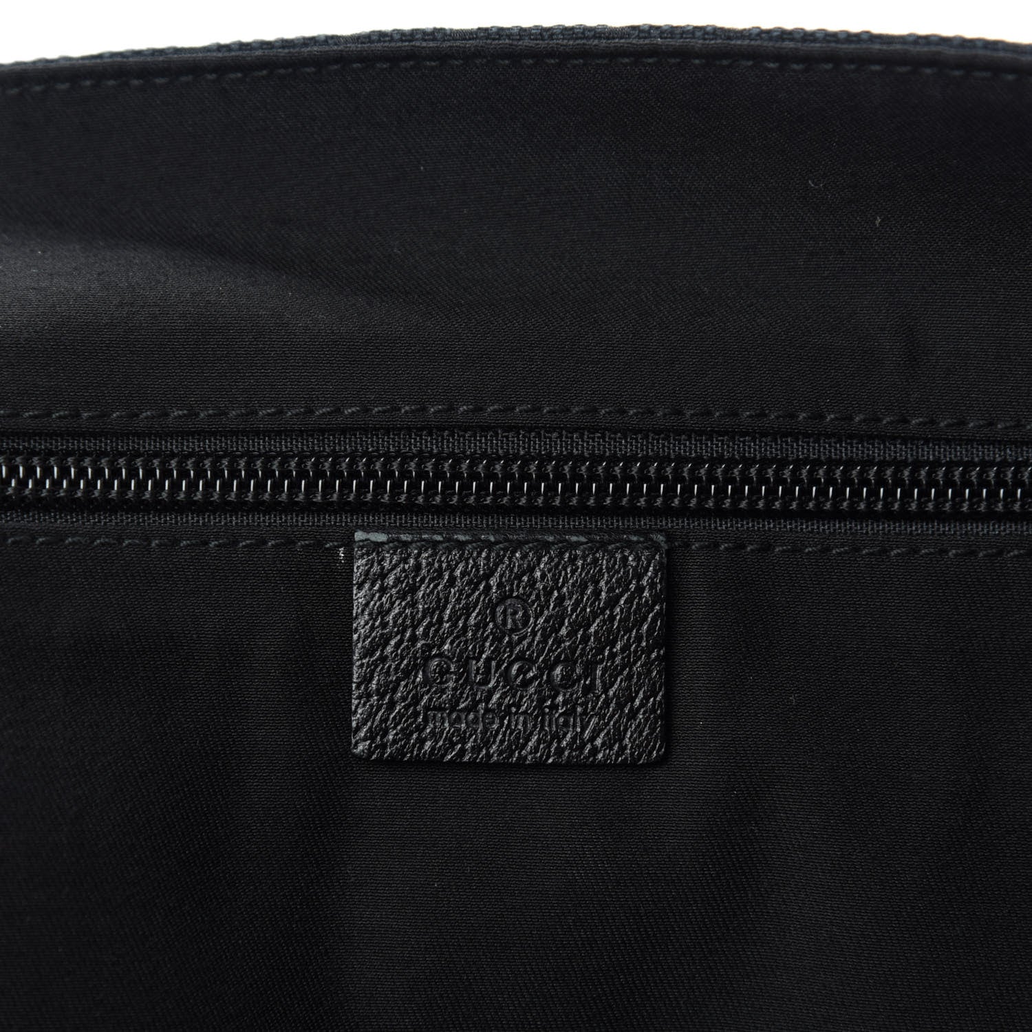 Gucci Monogram Large Flap Messenger Bag Black 9 of 11