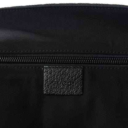 Gucci Monogram Large Flap Messenger Bag Black 9 of 11