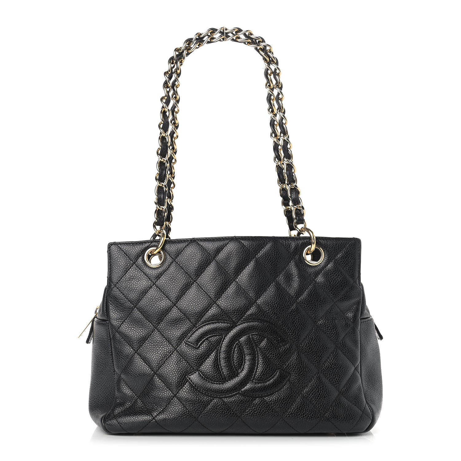 Chanel Caviar Quilted Petit Timeless Tote PTT Black 1 of 13