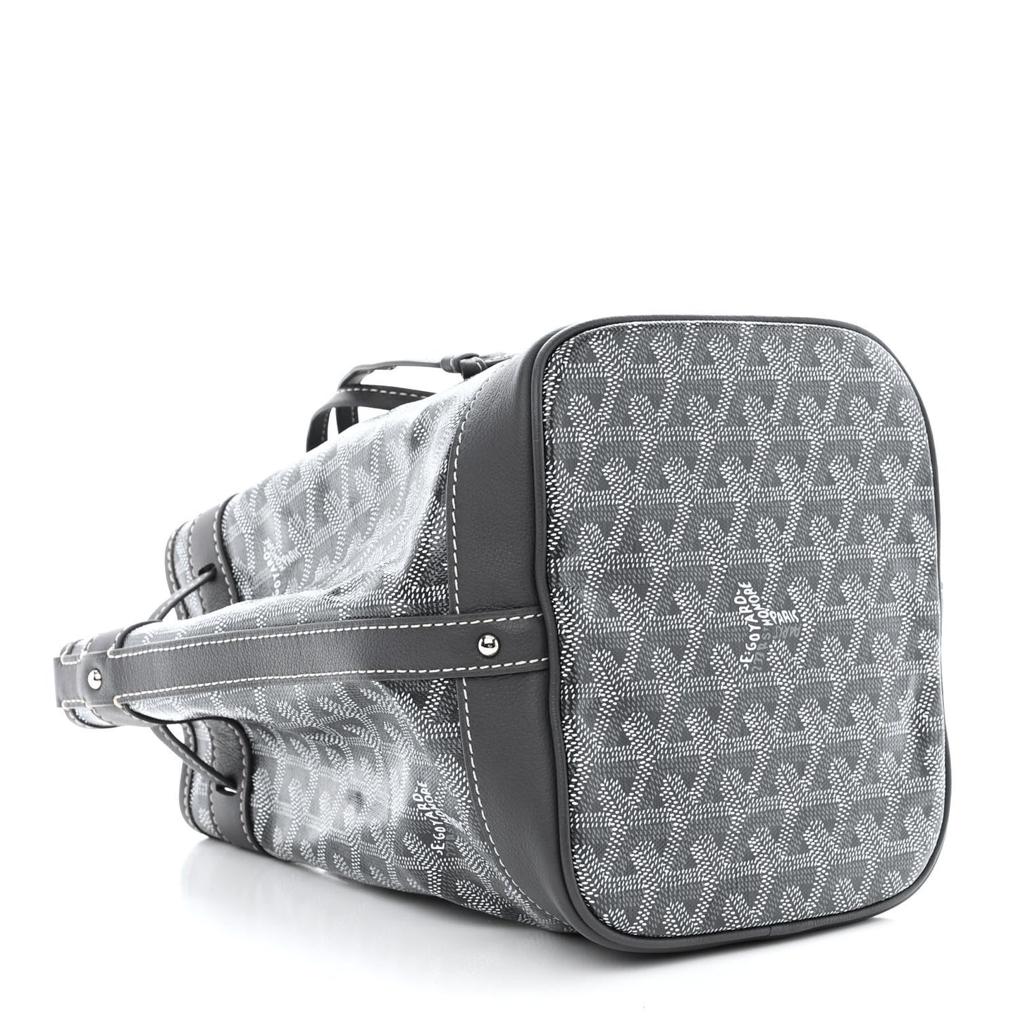 Goyardine Petit Flot Bucket Bag PM Grey