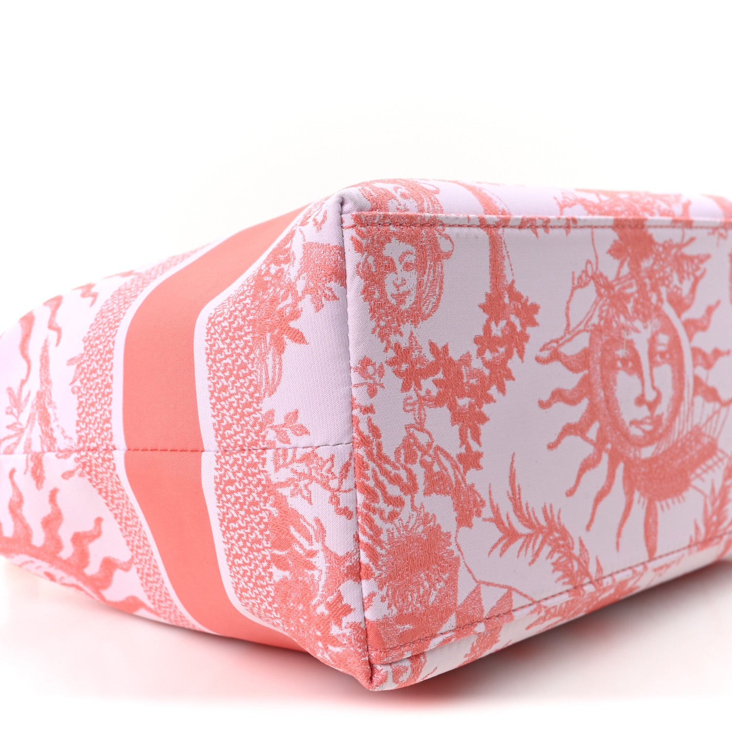 Christian Dior Technical Fabric Toile De Jouy Soleil DiorTravel Nomad Pouch Coral 9 of 10