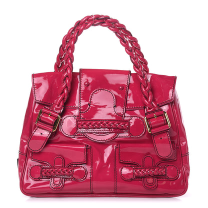 Valentino Garavani Patent Large Histoire Pink 1 of 11