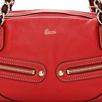 Gucci Goatskin Small Capri Bowler Red 8 of 10