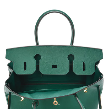 Hermes Epsom Birkin 30 Vert Vertigo 8 of 32