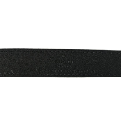 Gucci Calfskin Double G 20mm Belt 80 32 Black 3 of 5