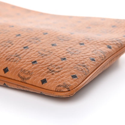 MCM Visetos Medium Crossbody Pouch Cognac 9 of 9