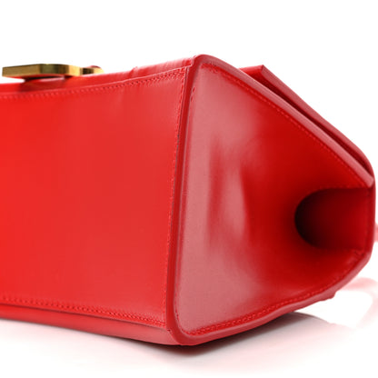 Balenciaga Shiny Box Calfskin Small Hourglass Top Handle Bag Bright Red 8 of 8