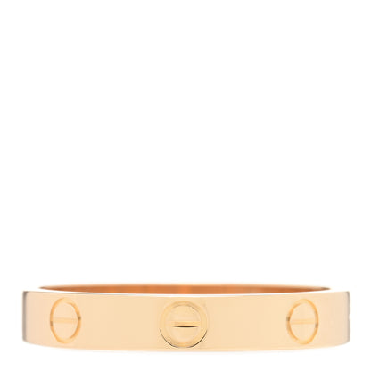 Cartier 18K Yellow Gold 3.5mm LOVE Wedding Band Ring 60 9 1 of 5