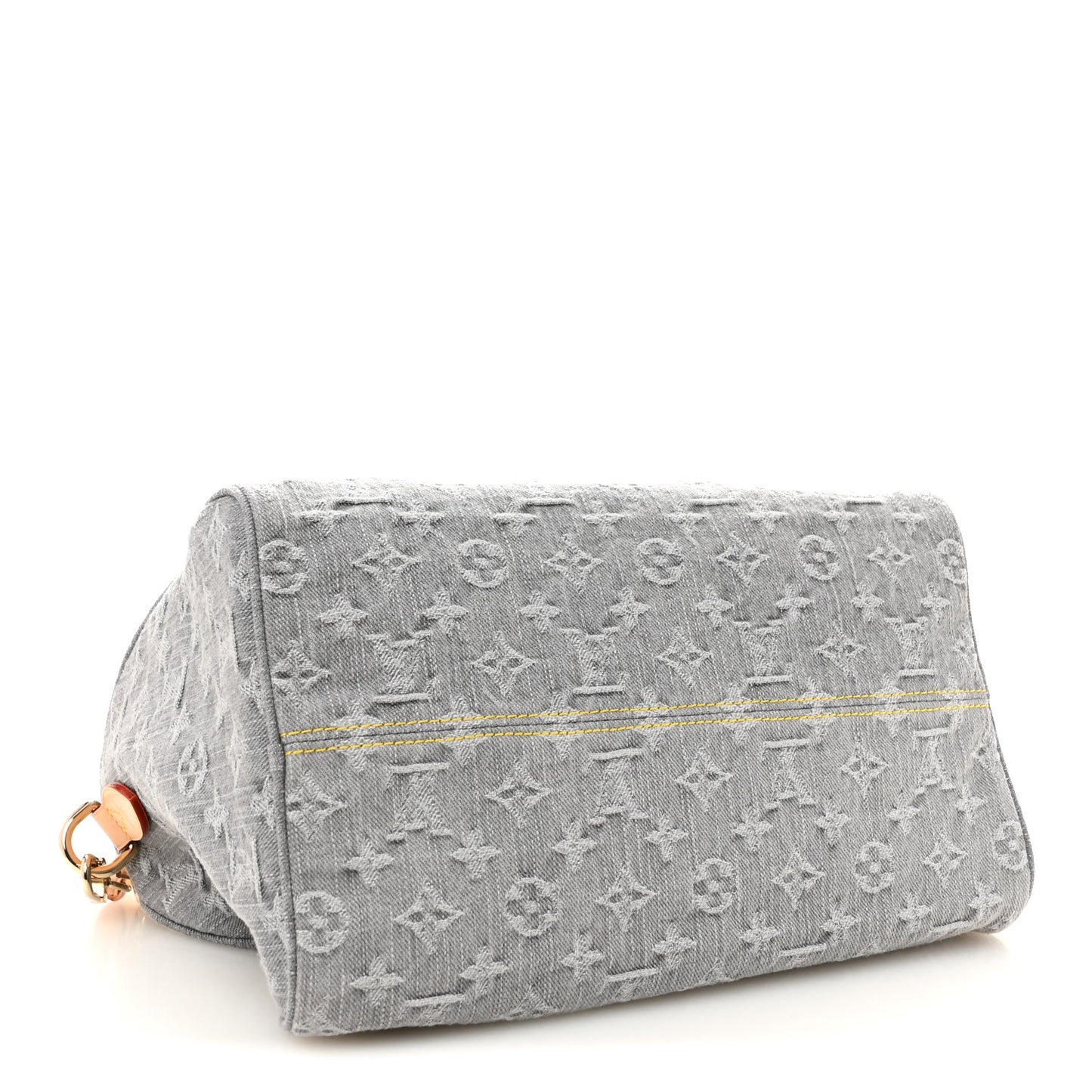 Monogram Denim Speedy Soft 30 Washed Gray