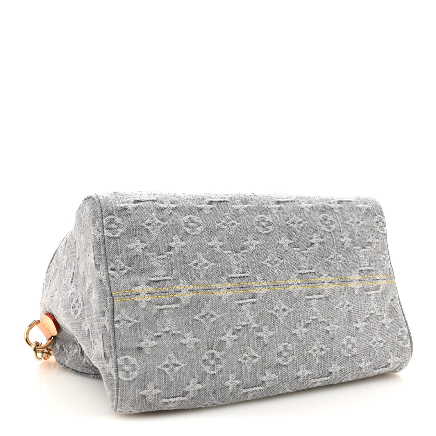 Louis Vuitton Monogram Denim Speedy Soft 30 Washed Gray 4 of 10