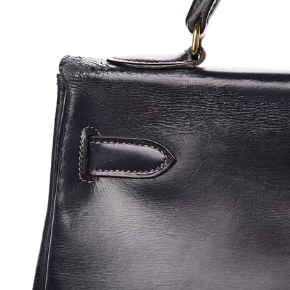 Hermes Box Kelly Retourne 32 Bleu Marine 21 of 33