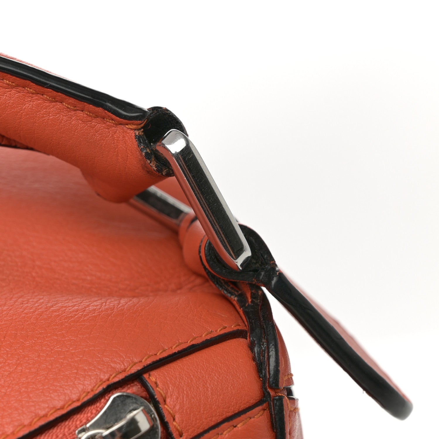 Loewe Calfskin Small Puzzle Bag Coral 12 of 16