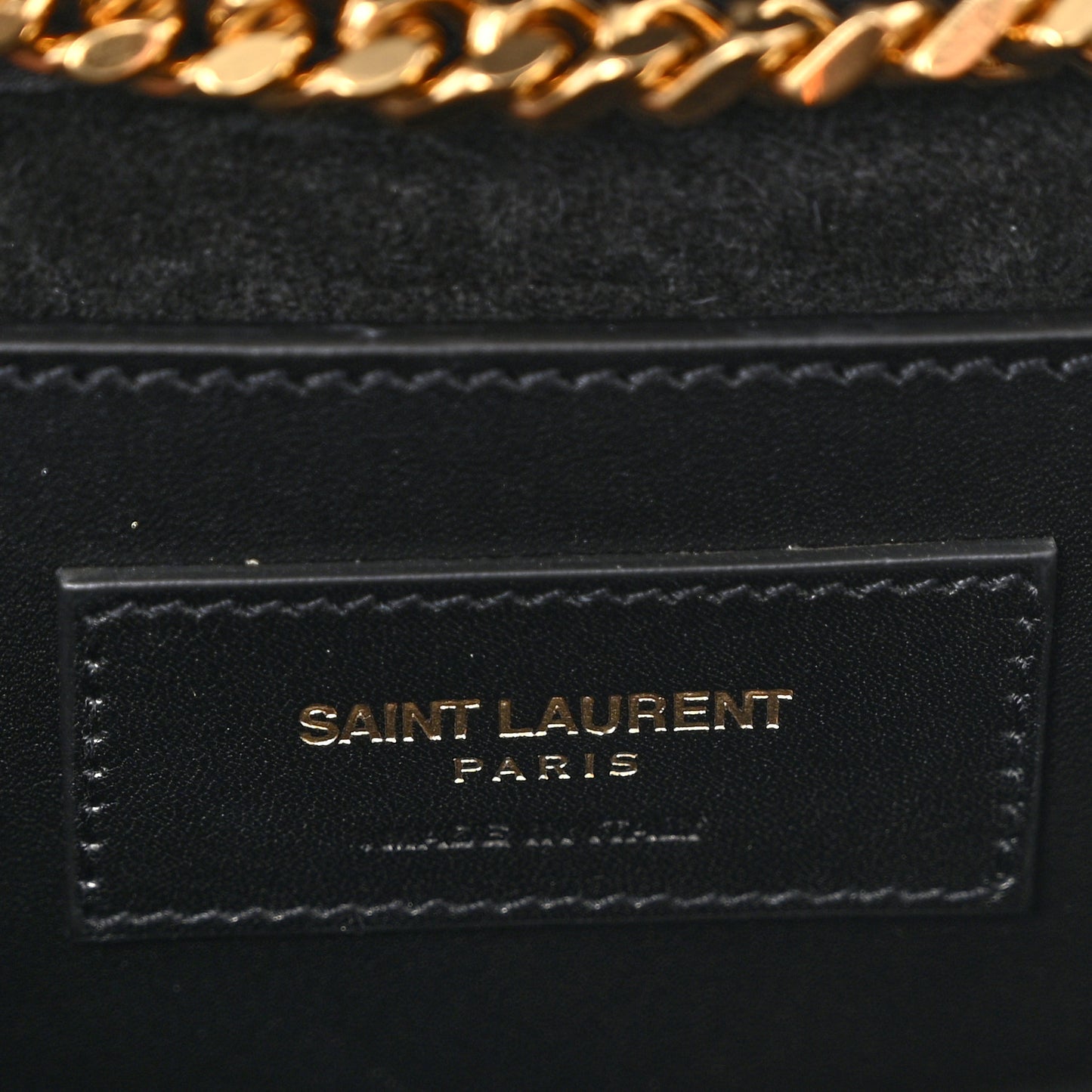 Smooth Calfskin Medium Classic Monogram Kate Tassel Satchel Black