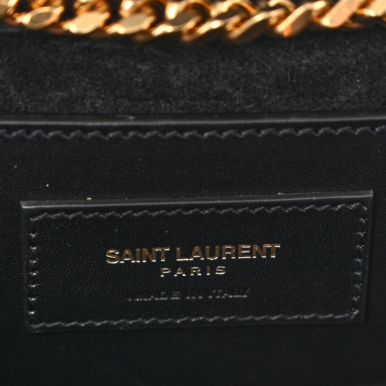 Saint Laurent Smooth Calfskin Medium Classic Monogram Kate Tassel Satchel Black 6 of 13