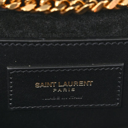 Saint Laurent Smooth Calfskin Medium Classic Monogram Kate Tassel Satchel Black 6 of 13