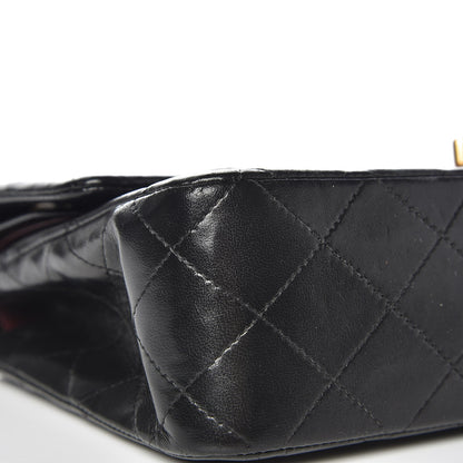 Chanel Lambskin Quilted Medium Double Flap Black 5 of 9