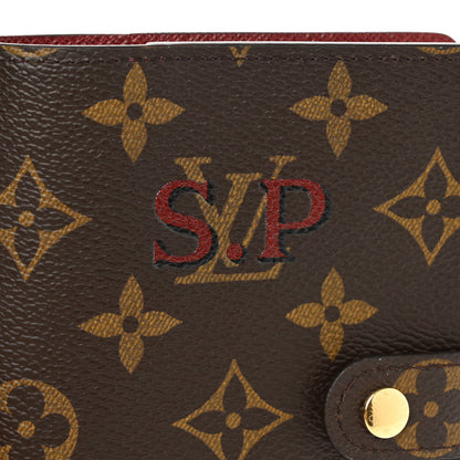 Louis Vuitton Monogram My LV Heritage Small Ring Agenda Cover Rouge Black 7 of 8