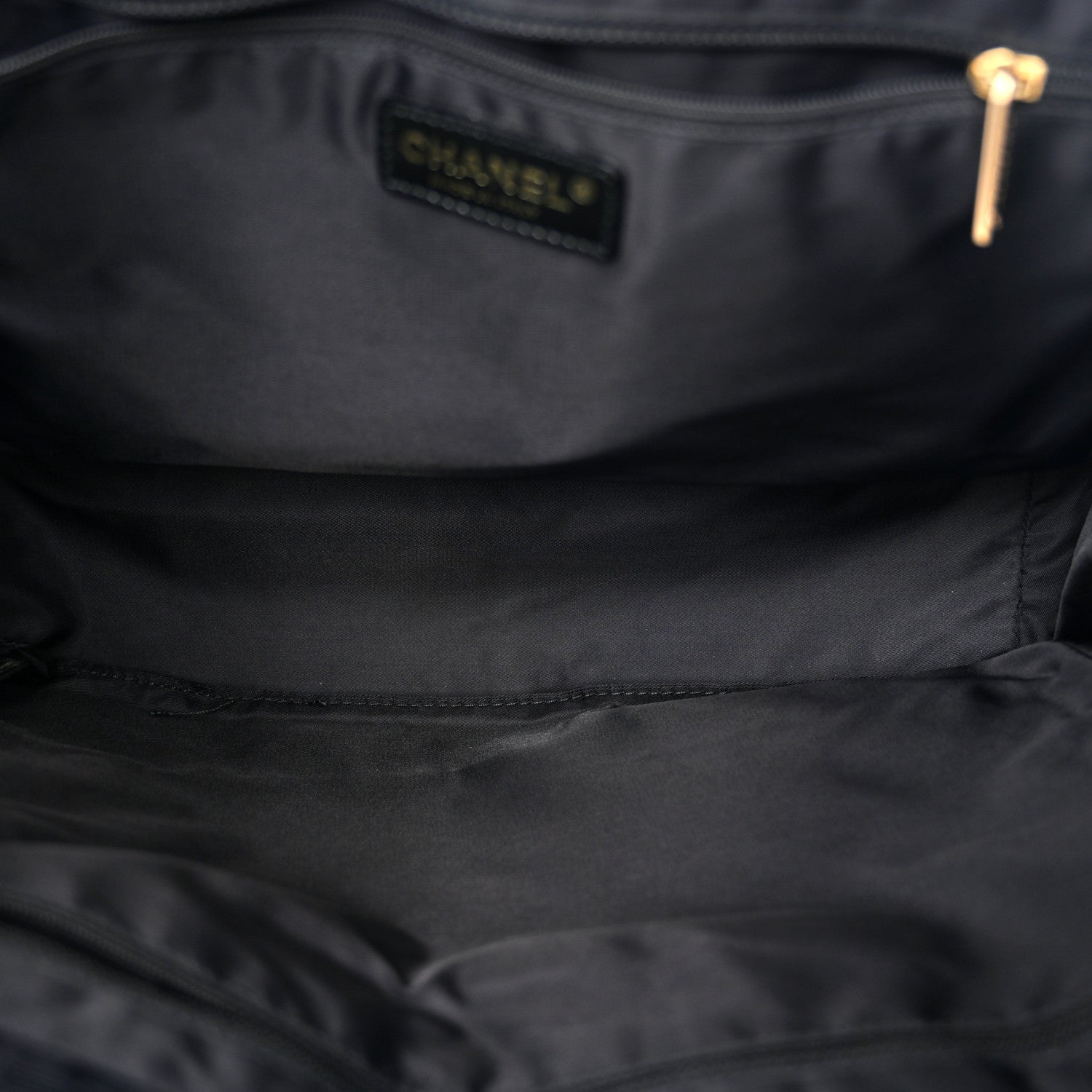 Chanel Nylon Medium Travel Tote Black 5 of 13