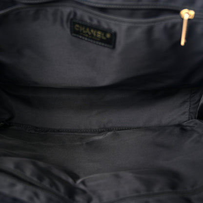 Chanel Nylon Medium Travel Tote Black 5 of 13