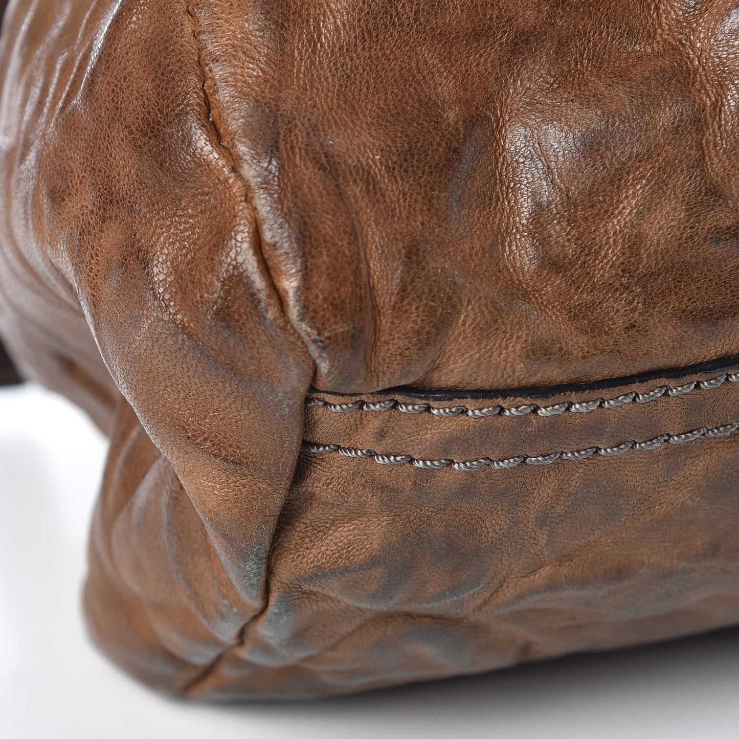 Tumbled Sheepskin Mini Pandora Charcoal